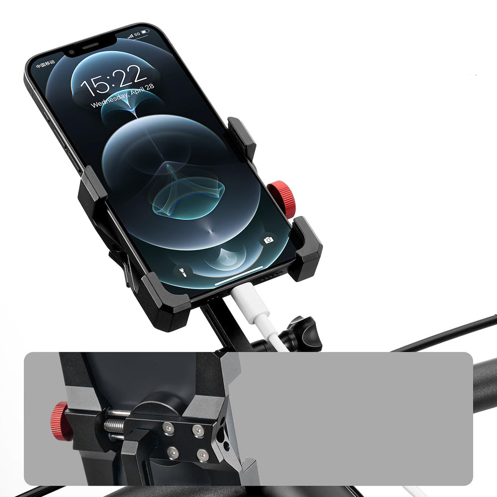Rockbros 25210039001 Handlebar Clamp Phone Holder - Black_4
