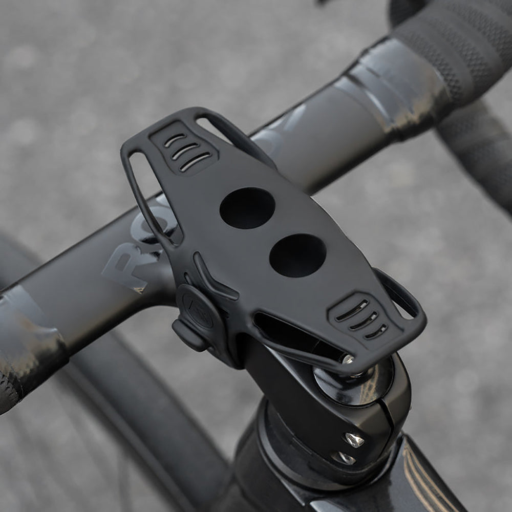 Rockbros LF24166 Silicone Bike Phone Holder 4-7" - Black_2