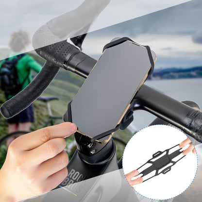 Rockbros 250015001 silicone clamp phone holder - black_2