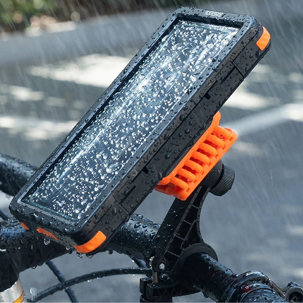 Rockbros HW-87 Magnetic Waterproof Phone Holder - Black_2