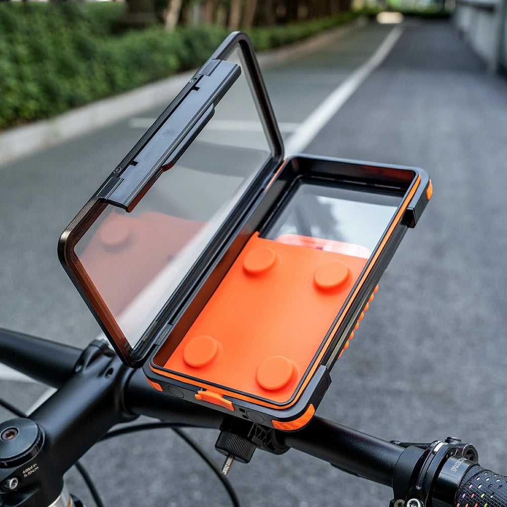 Rockbros HW-87 Magnetic Waterproof Phone Holder - Black_7