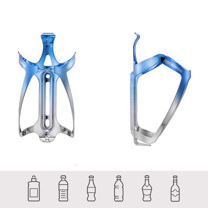 Rockbros RKL02 Aluminum Bottle Cage - Blue and Silver_1