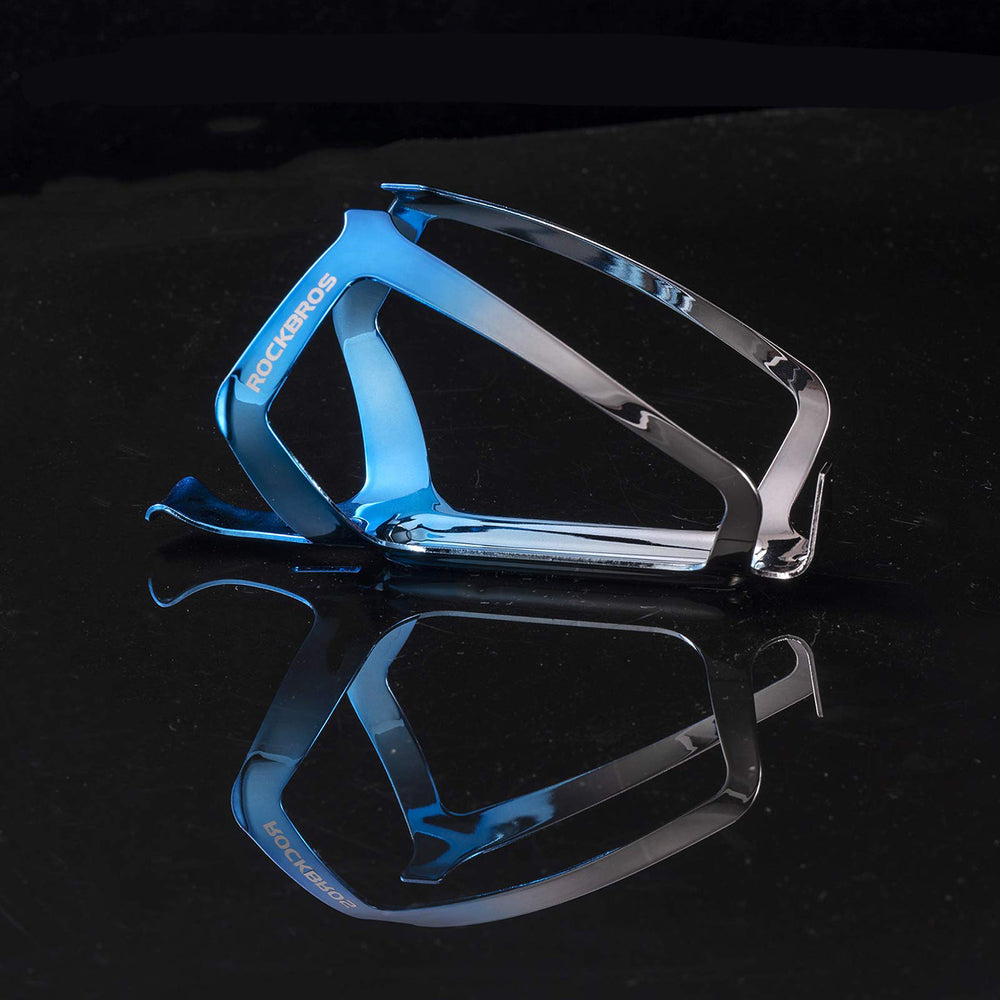 Rockbros RKL02 Aluminum Bottle Cage - Blue and Silver_4