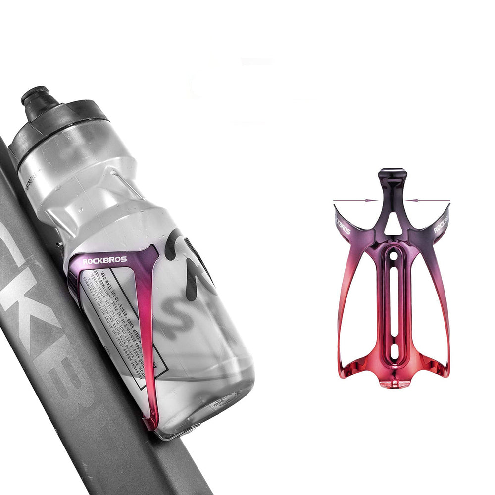 Rockbros RKL02 Aluminum Bottle Cage - Black and Red_2