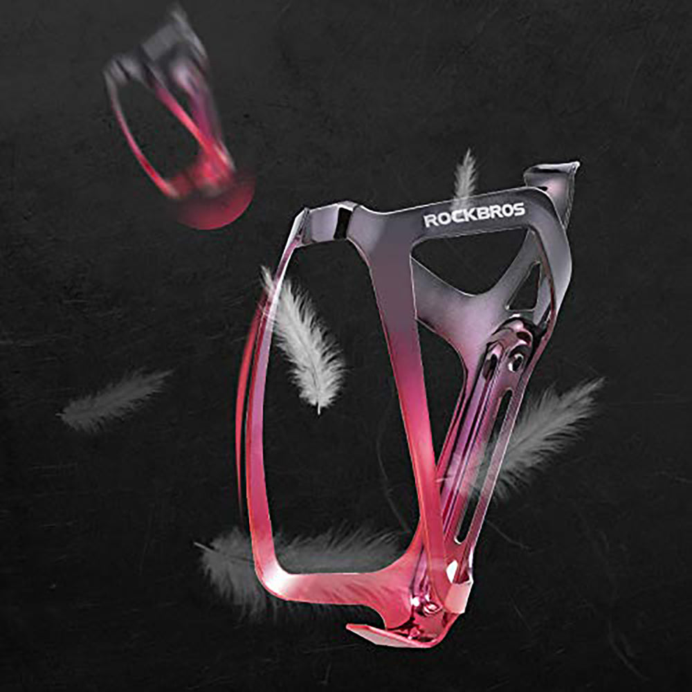 Rockbros RKL02 Aluminum Bottle Cage - Black and Red_4