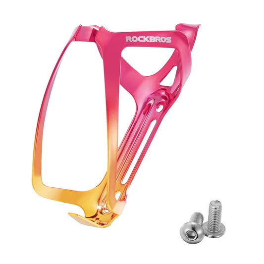 Rockbros RKL02 Aluminum Bottle Cage - Red and Gold_0