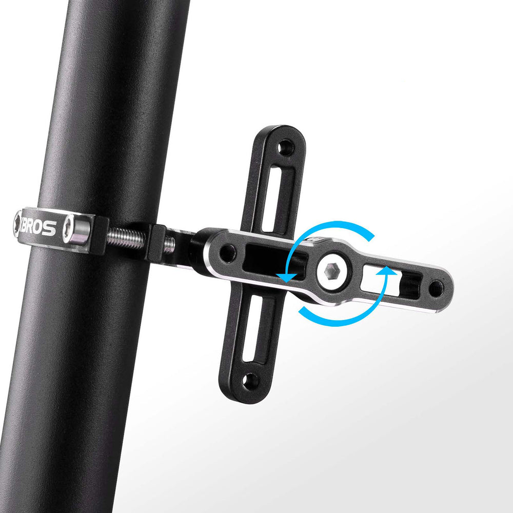 Rockbros KS-415 Aluminum Adjustable Bottle Cage Adapter - Black_3