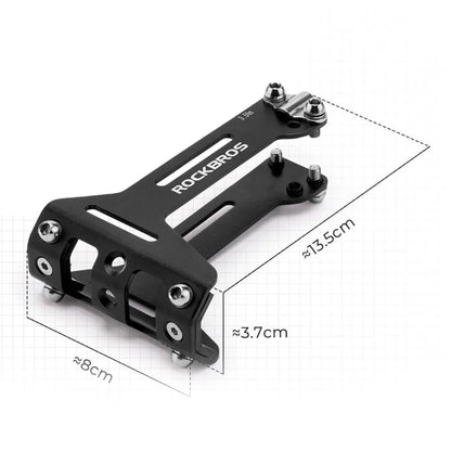 Rockbros 31210003001 Bottle Cage Adapter for Aluminum Saddle - Black_2