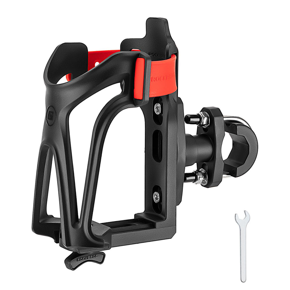 Rockbros 31210029 Motorcycle Bottle Holder - Black and Red_0