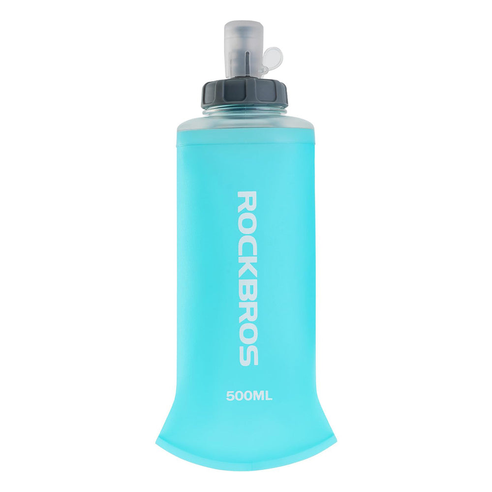 Rockbros 35210027001 soft flask running water bottle 500 ml - light blue_0