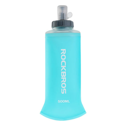 Rockbros 35210027001 soft flask running water bottle 500 ml - light blue_0