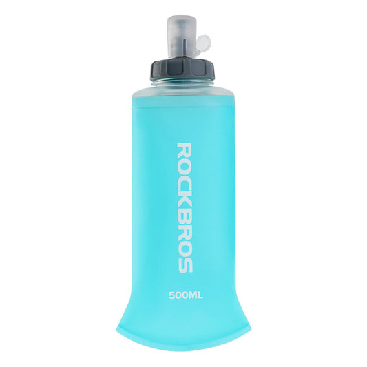 Rockbros 35210027001 soft flask running water bottle 500 ml - light blue_0