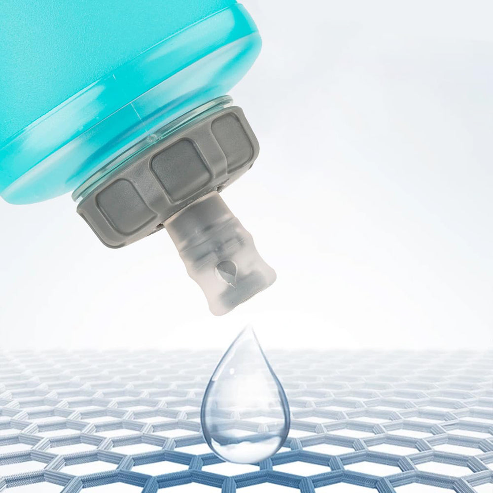 Rockbros 35210027001 soft flask running water bottle 500 ml - light blue_1