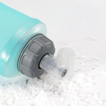 Rockbros 350017002 soft flask running water bottle 500 ml - light blue_5