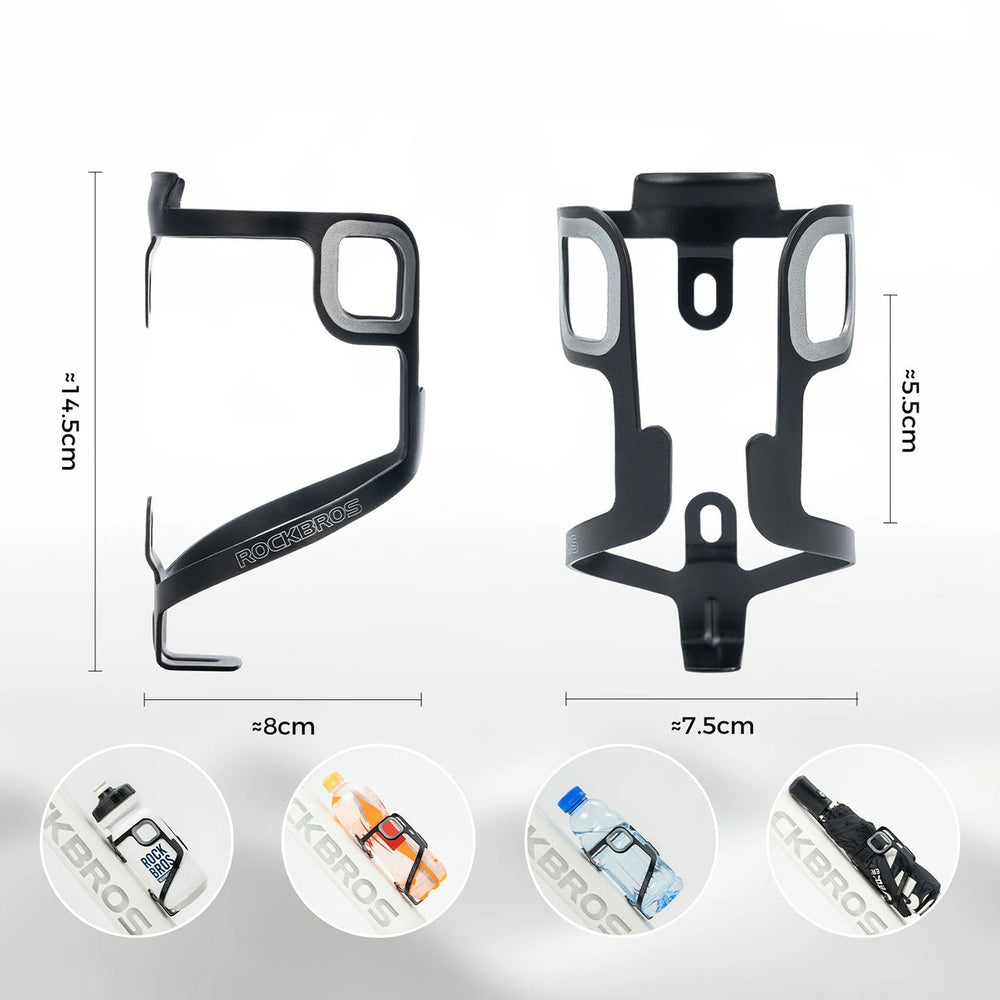 Rockbros BBC2504 Ultralight Aluminum Bottle Cage - Black_2