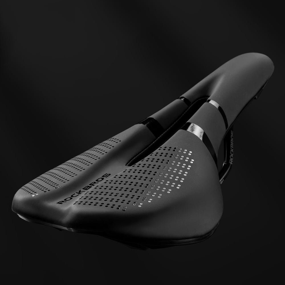 Rockbros 8182 city bicycle saddle, comfortable, anatomical - black_1