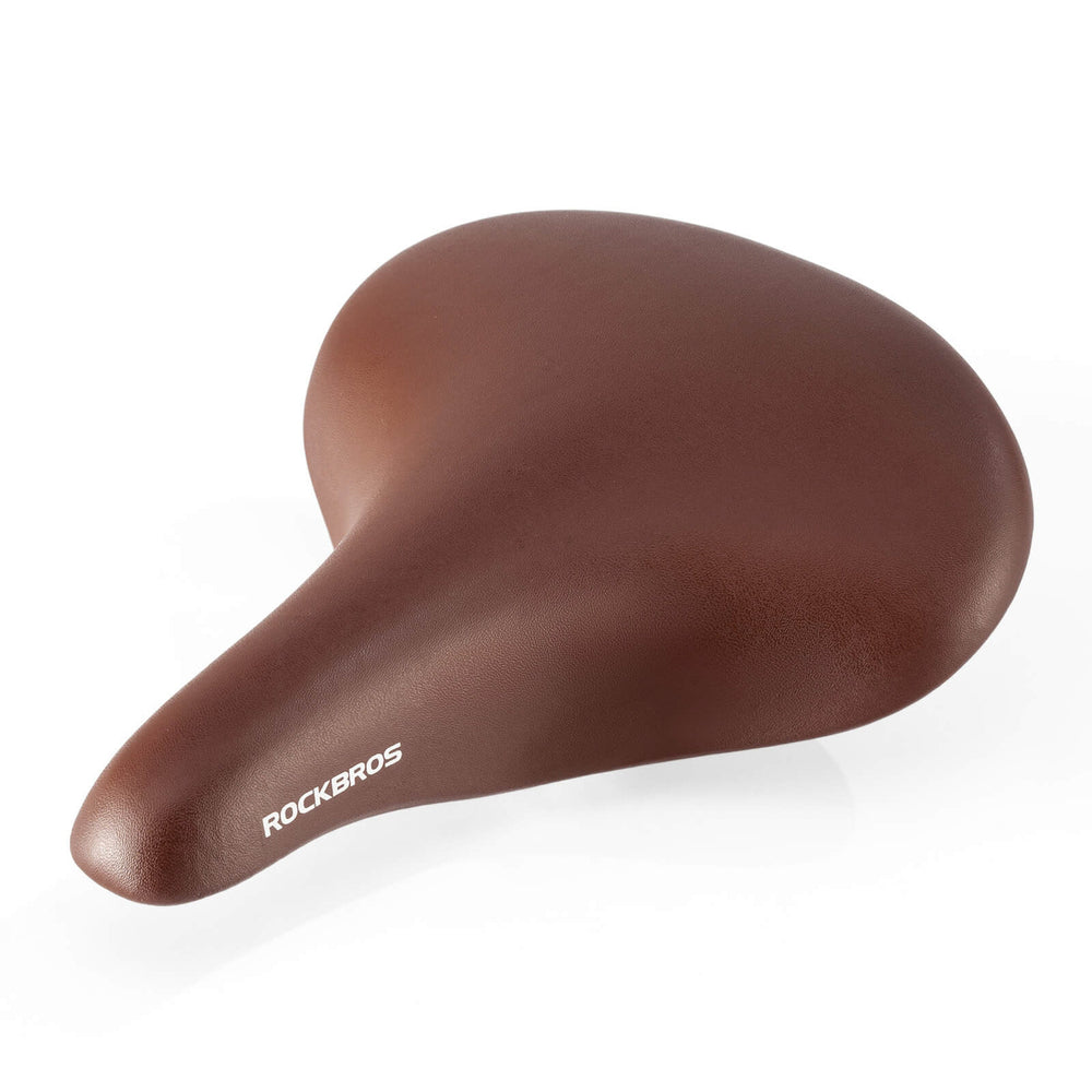 Rockbros 6800S retro comfort bicycle saddle - brown_0