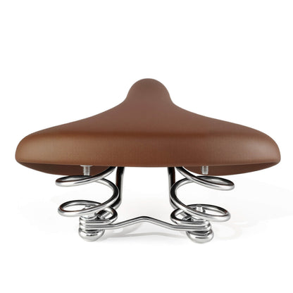 Rockbros 6800S retro comfort bicycle saddle - brown_2