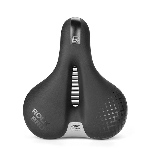 Rockbros 6876 comfortable ergonomic bicycle saddle - black_0