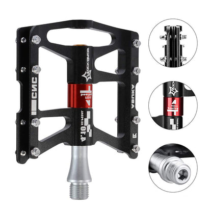Rockbros JT410 4.10 4 Bearing Bicycle Pedals - Black_2