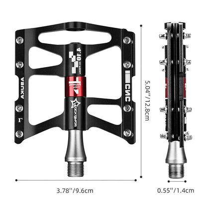Rockbros JT410 4.10 4 Bearing Bicycle Pedals - Black_3
