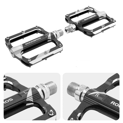 Rockbros K306-BK MTB Aluminum Bicycle Pedals - Black_2