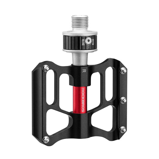 Rockbros K3462F-BK Detachable Quick Release Bicycle Pedals - Black_0