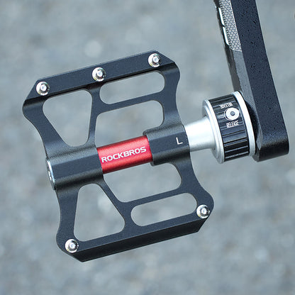 Rockbros K3462F-BK Detachable Quick Release Bicycle Pedals - Black_7
