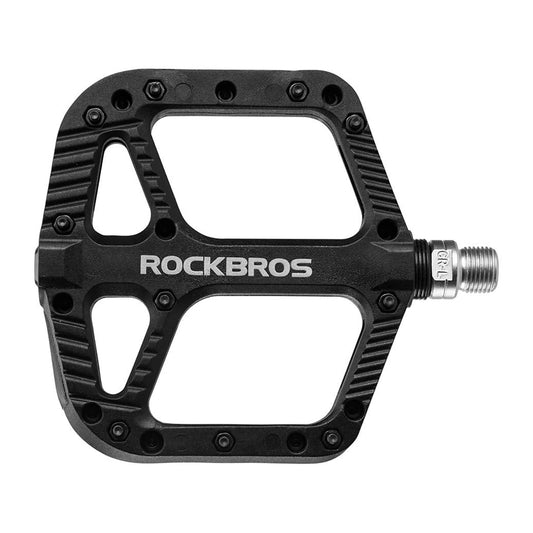 Rockbros 2018-12A Nylon Bicycle Pedals - Black_0
