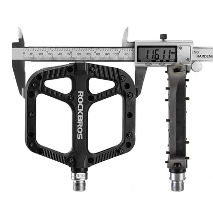 Rockbros 2018-12A Nylon Bicycle Pedals - Black_1