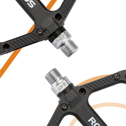 Rockbros 2018-12A Nylon Bicycle Pedals - Black_5
