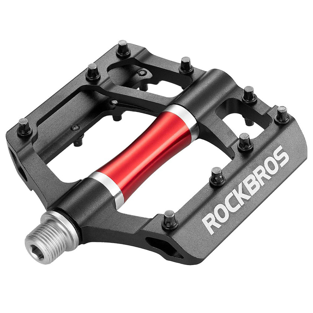 Rockbros 2020-12CBK Platform Aluminum Bicycle Pedals - Black_1