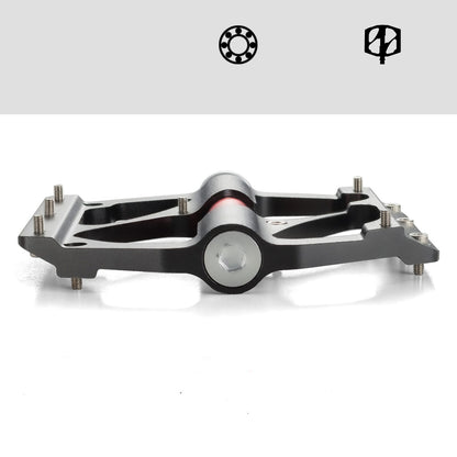 Rockbros 2020-12BBK Platform Aluminum Bicycle Pedals - Black_4