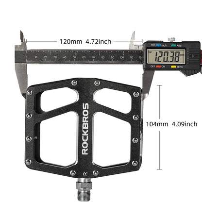 Rockbros K399-BK Wide Platform Bicycle Pedals - Black_2