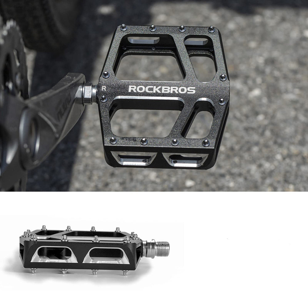 Rockbros K399-BK Wide Platform Bicycle Pedals - Black_4