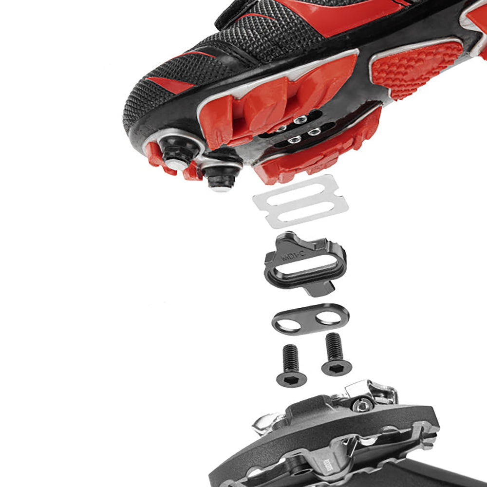 Rockbros M108 Nylon Half-Lock Double-Sided Bicycle Pedals - Black_4