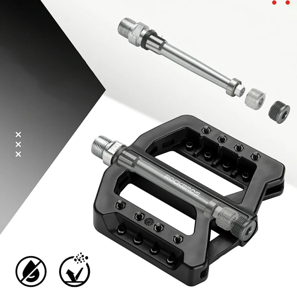 Rockbros RK01 Nylon Bicycle Pedals - Black_3