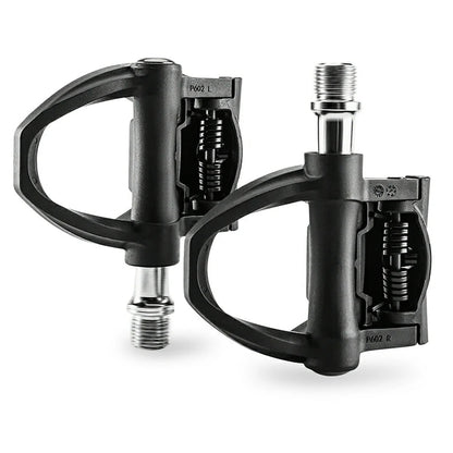 Rockbros P602 bicycle pedals SPD-SL system - black_10