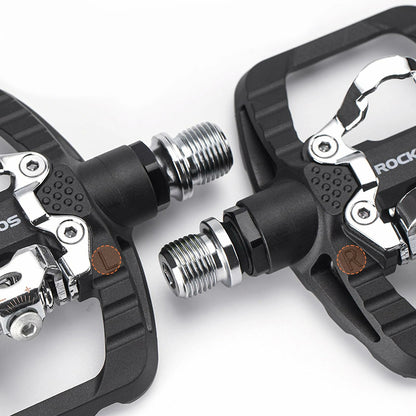Rockbros PD303 Half-Lock Platform Bicycle Pedals - Black_4