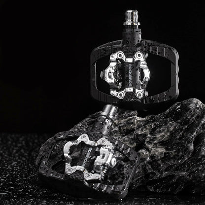 Rockbros PD303 Half-Lock Platform Bicycle Pedals - Black_5