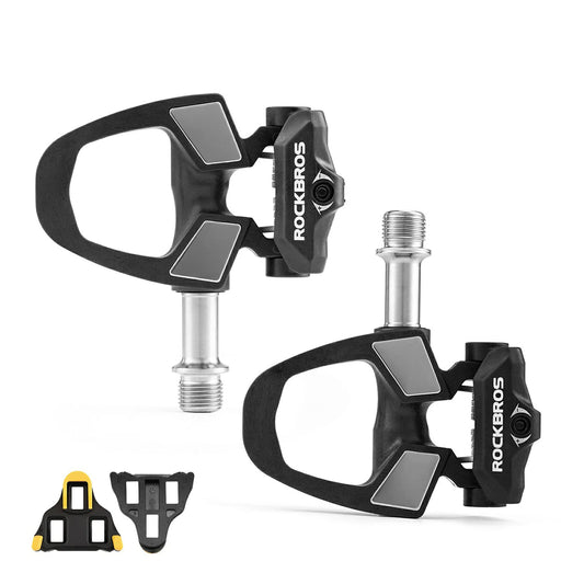 Rockbros RD9 Shimano SPD-SL Carbon and Titanium Alloy Pedals - Black_0