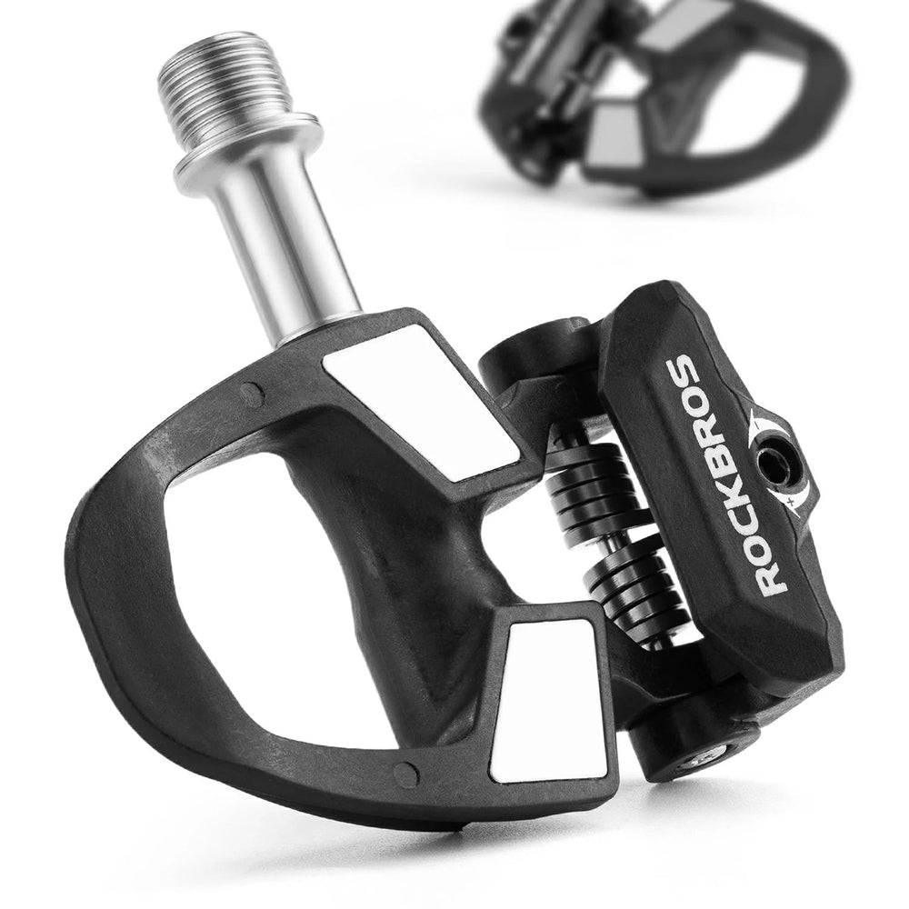 Rockbros RD9 Shimano SPD-SL Carbon and Titanium Alloy Pedals - Black_6
