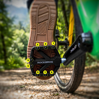 Rockbros BP2602 Nylon Bicycle Pedals - Black_3
