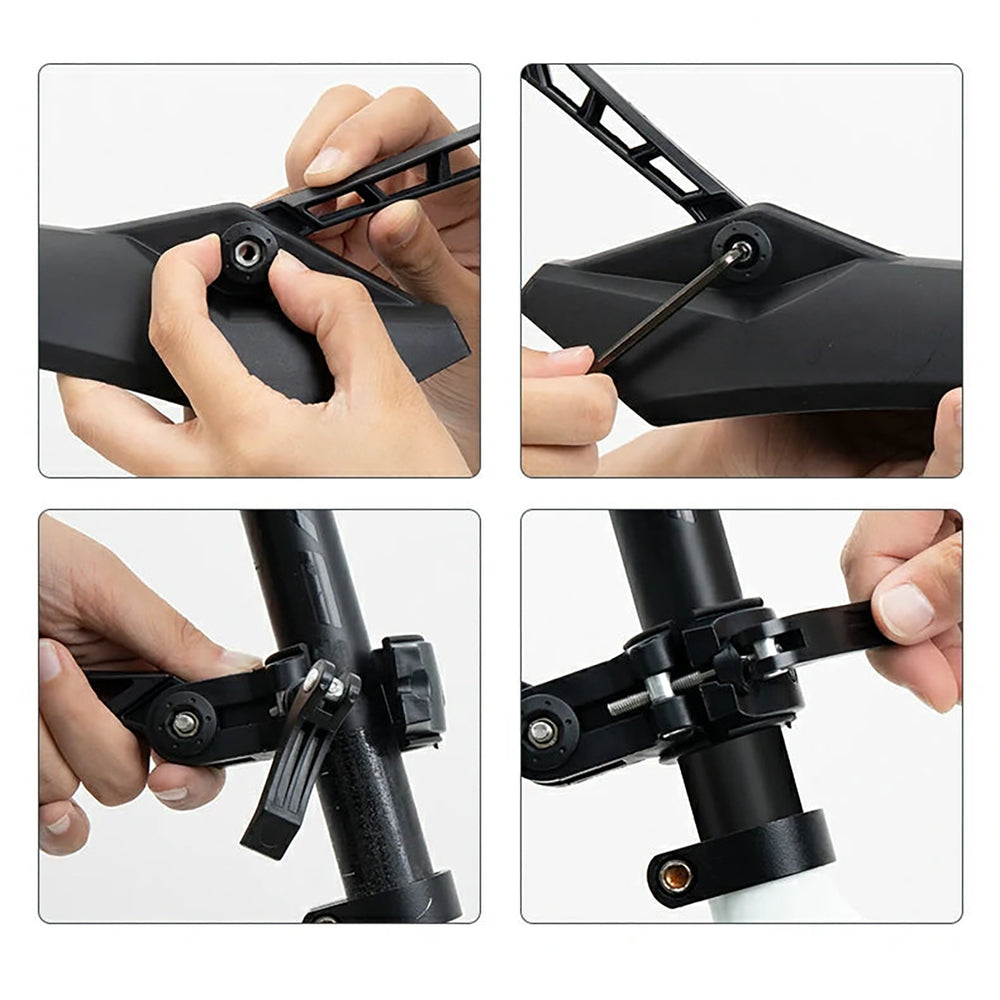 Rockbros FK-870 bicycle fenders with quick-release system, adjustable - black_9