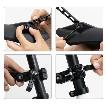 Rockbros FK-870 bicycle fenders with quick-release system, adjustable - black_9
