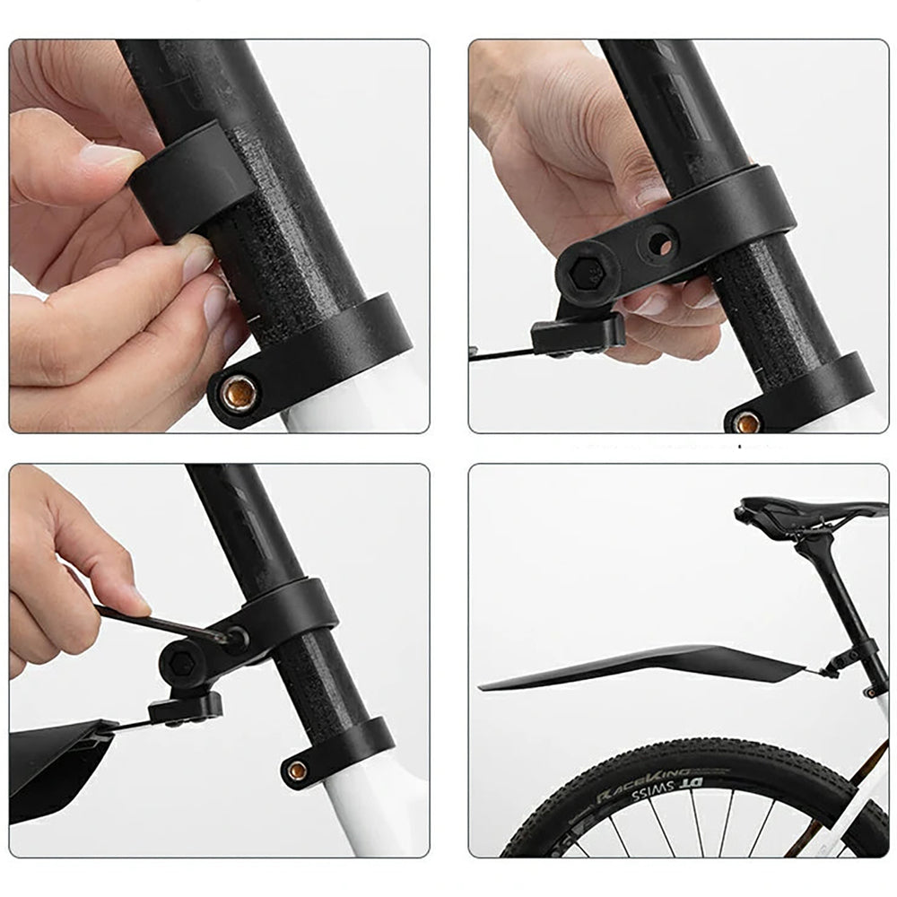 Rockbros FK-870 bicycle fenders with quick-release system, adjustable - black_12