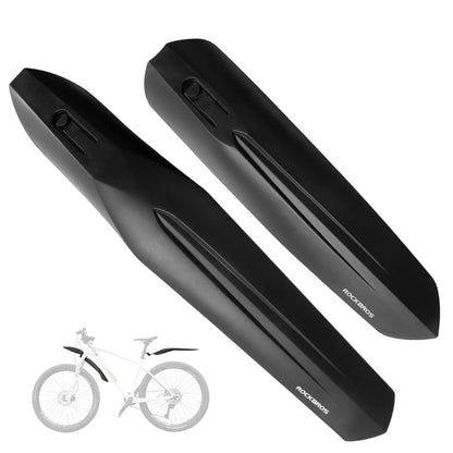 Rockbros FK-880 front and rear bicycle fenders for 24" bikes - black_1