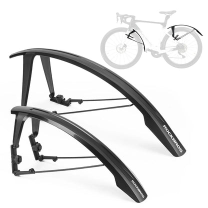 Rockbros FK-892 Off-Road Adjustable Bicycle Fenders - Black_1