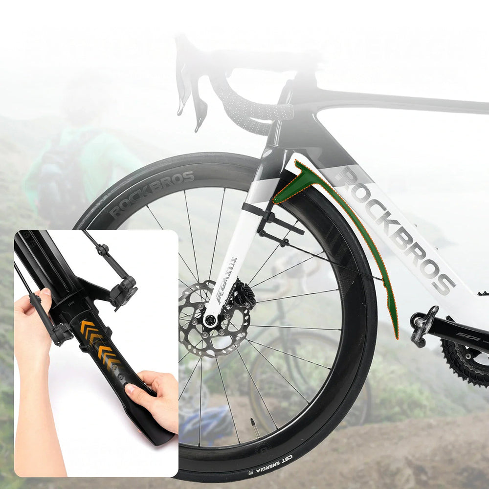 Rockbros FK-892 Off-Road Adjustable Bicycle Fenders - Black_6