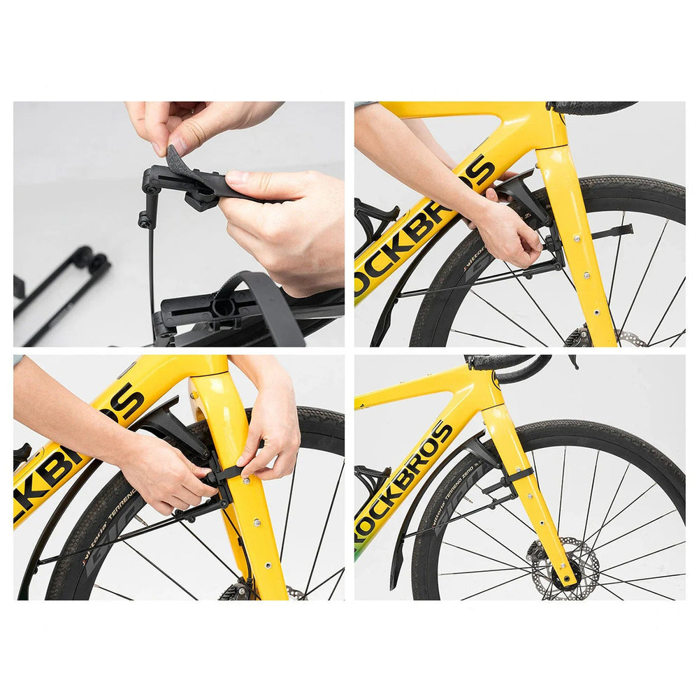 Rockbros FK-892 Off-Road Adjustable Bicycle Fenders - Black_7